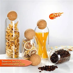 Tarro con tapa de bola de corcho